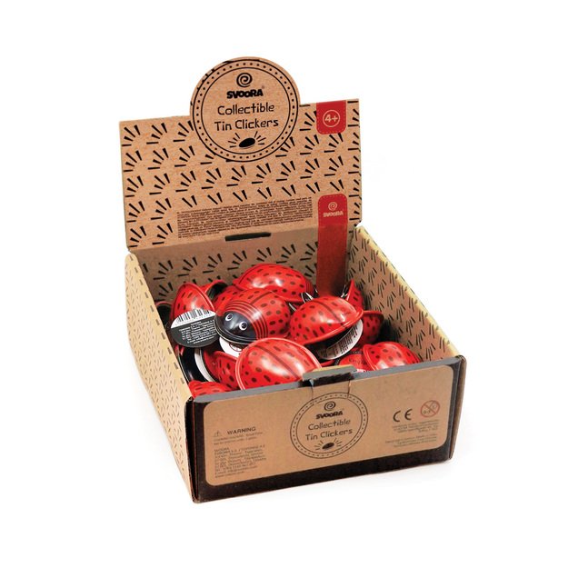 Svoora Mini Retro Tin Clicker Ladybug 2