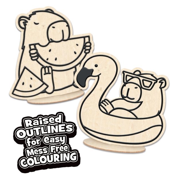 Splat Planet clay colouring Capybaras 3