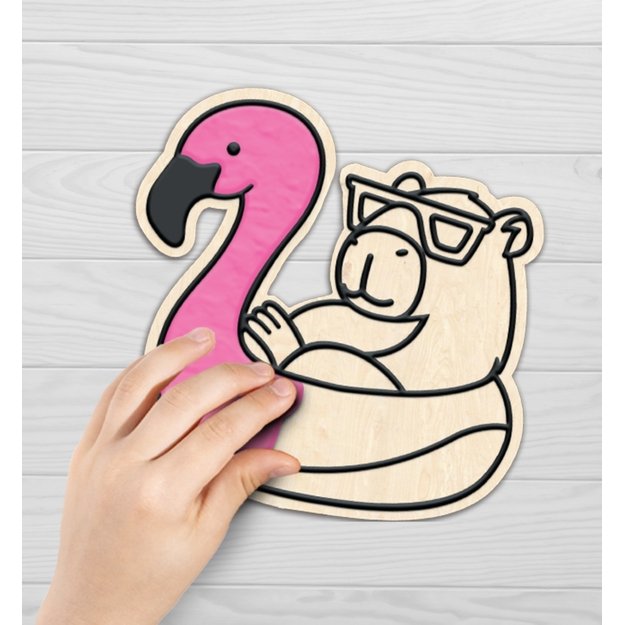 Splat Planet clay colouring Capybaras 5