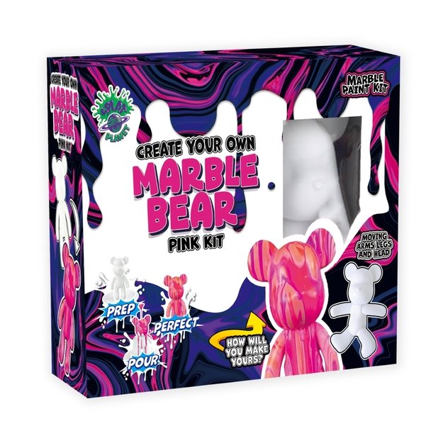 Splat Planet Marble Bear craft kit, pink